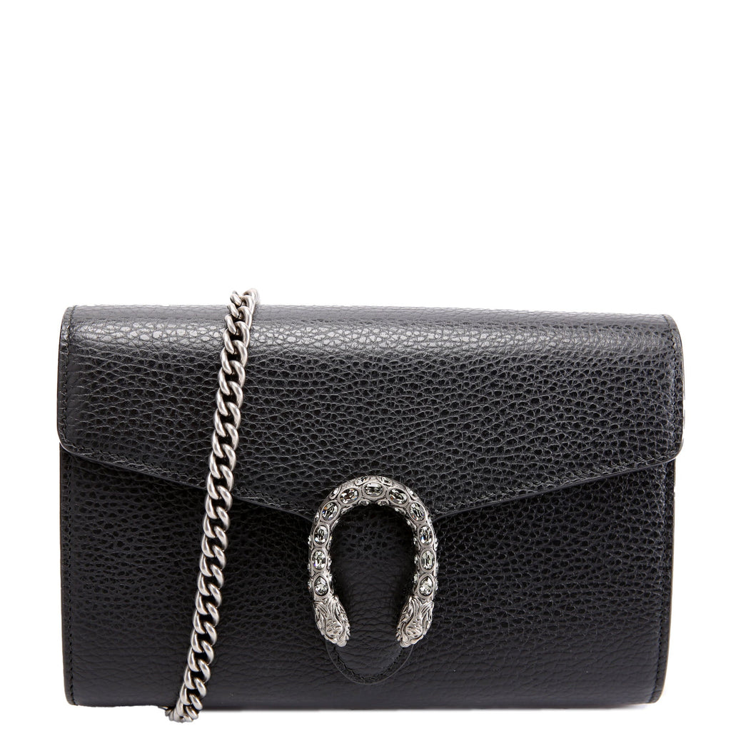 401231 Dionysus Mini Wallet Black/Silver