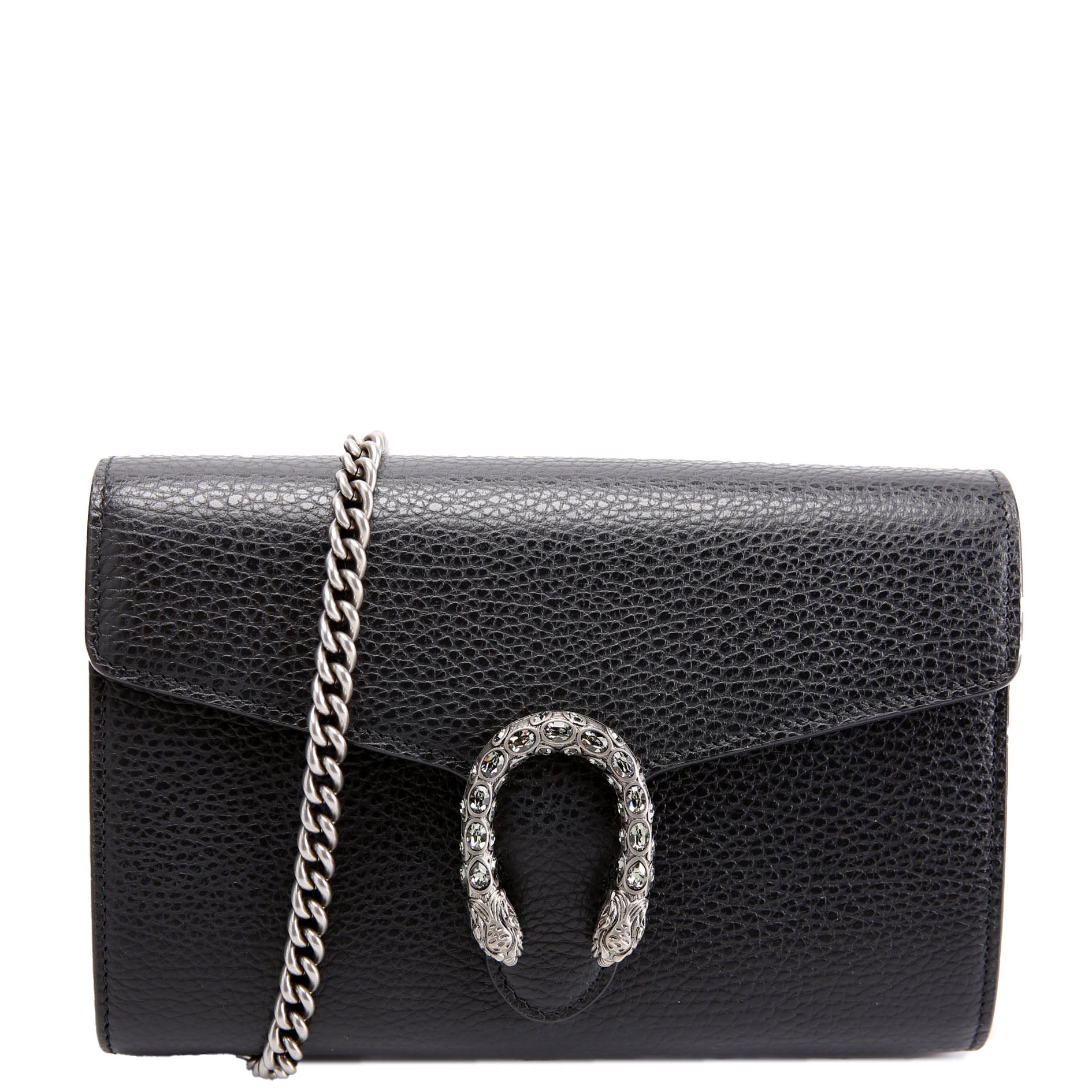 401231 Dionysus Mini Wallet Black/Silver