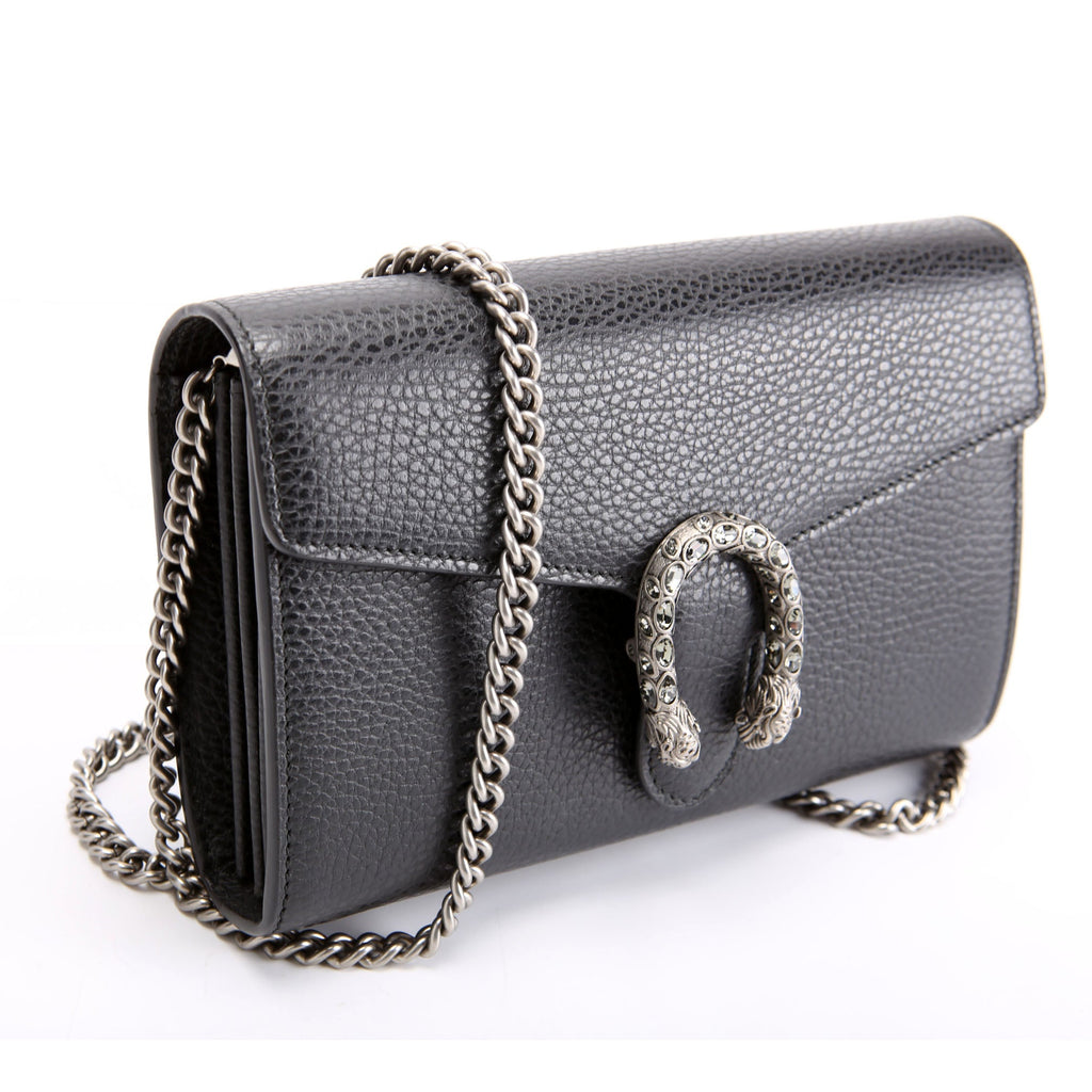 401231 Dionysus Mini Wallet Black/Silver