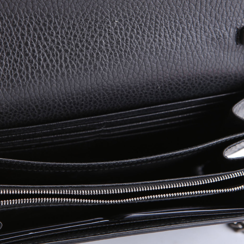 401231 Dionysus Mini Wallet Black/Silver
