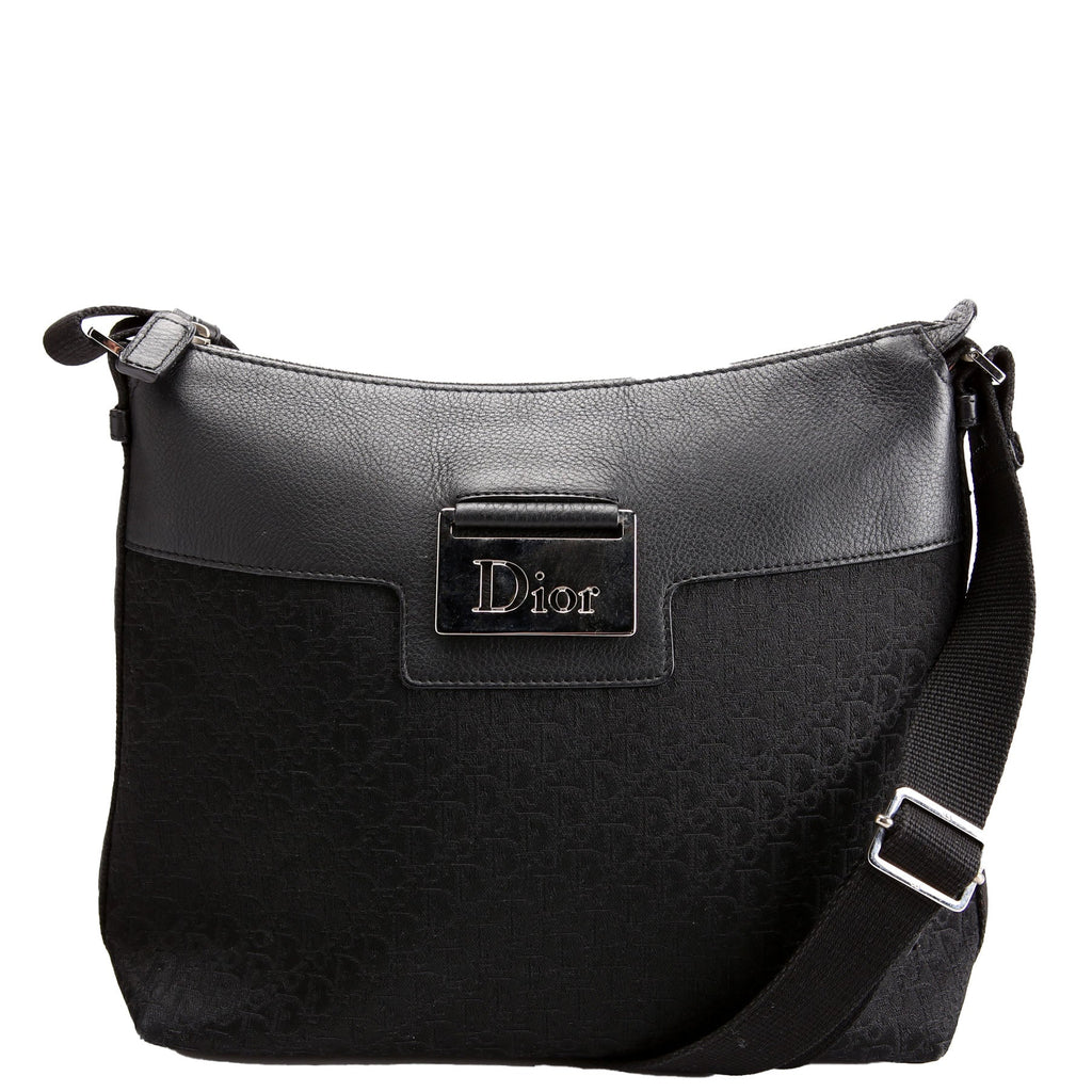 Dior Street Chic Trotter Canvas Messenger Black/Silver