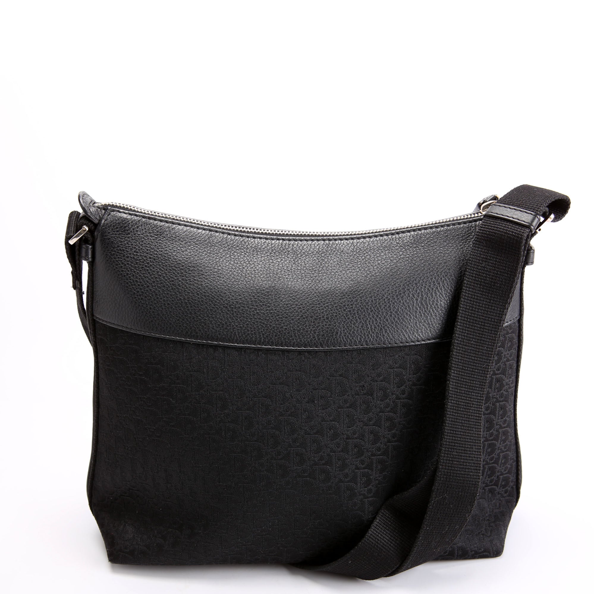 Dior Street Chic Trotter Canvas Messenger Black/Silver