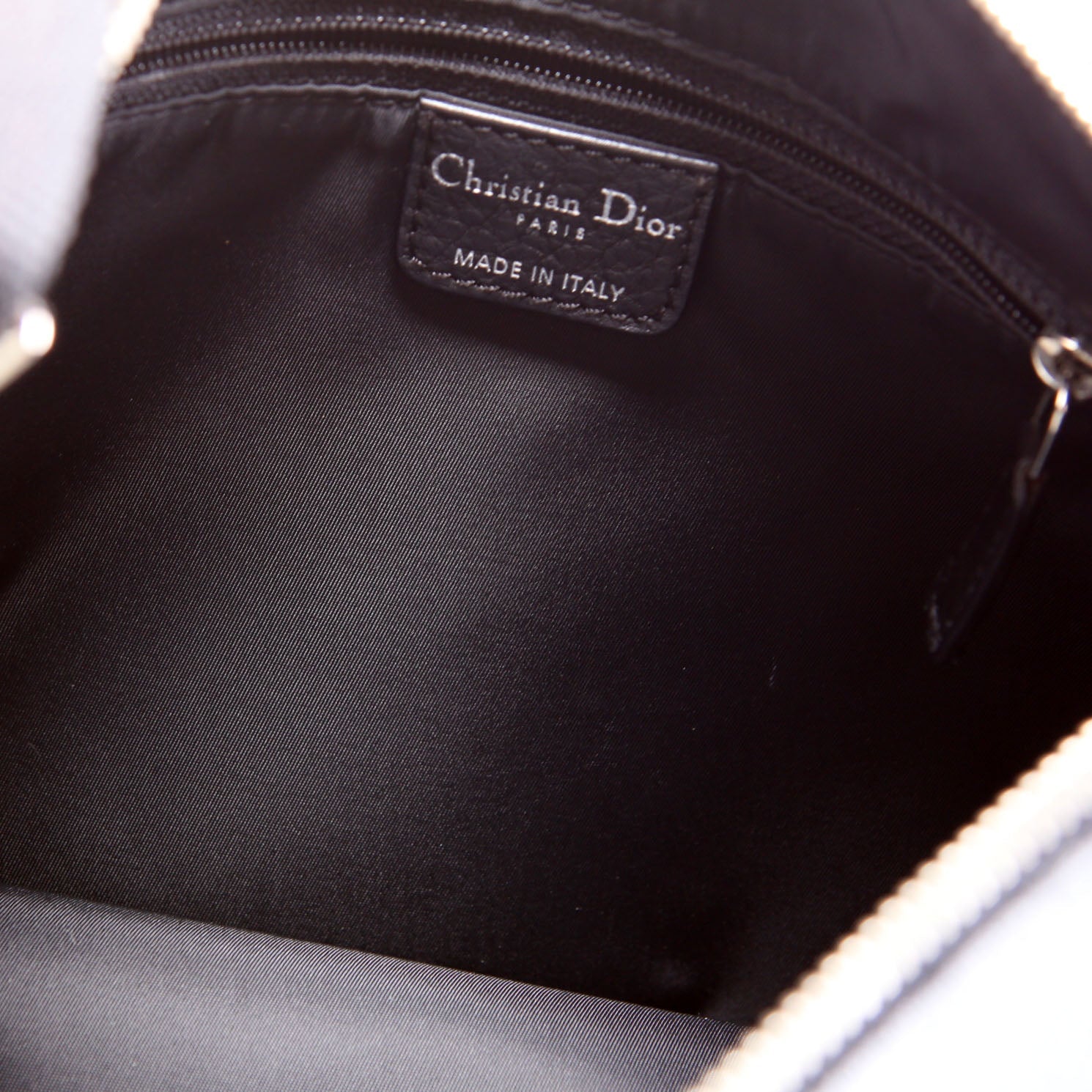 Dior Street Chic Trotter Canvas Messenger Black/Silver