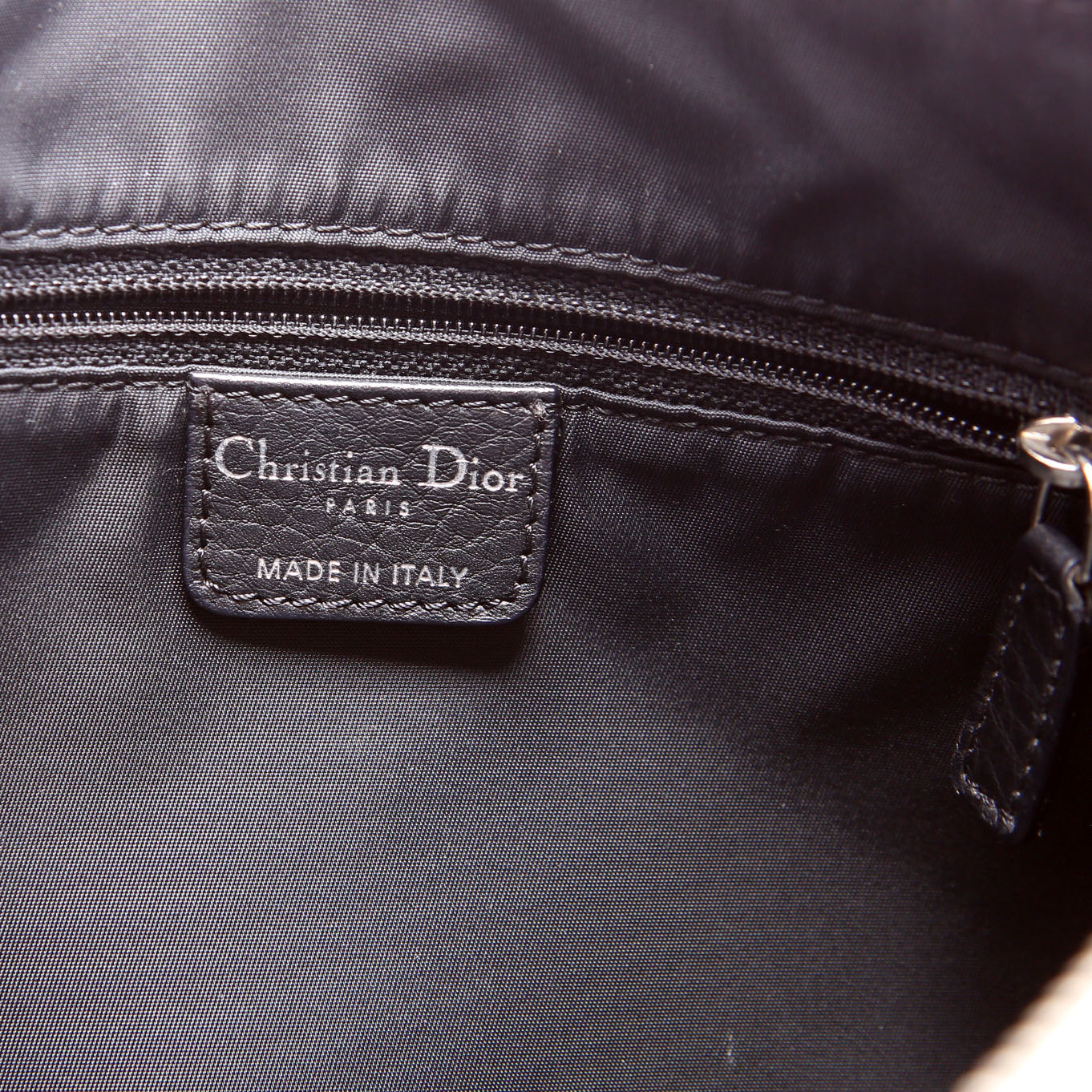 Dior Street Chic Trotter Canvas Messenger Black/Silver