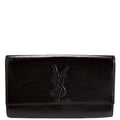 Belle De Jour Clutch Texture Patent 203855 Black