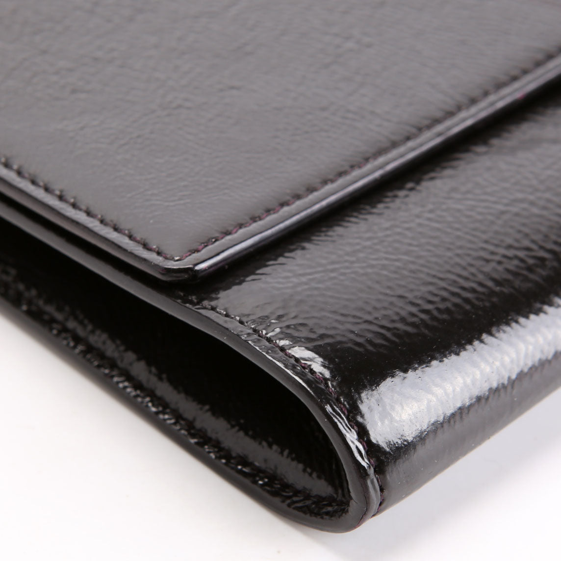 Belle De Jour Clutch Texture Patent 203855 Black