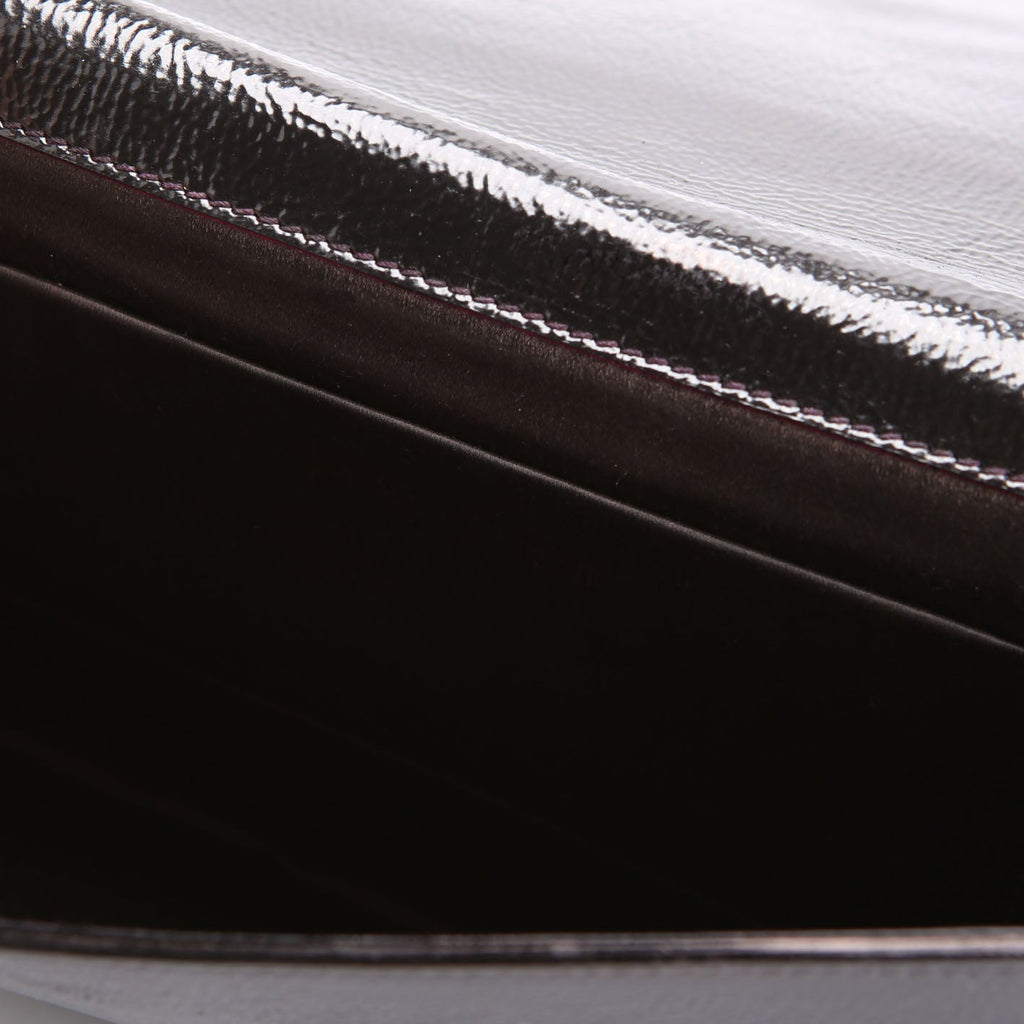 Belle De Jour Clutch Texture Patent 203855 Black