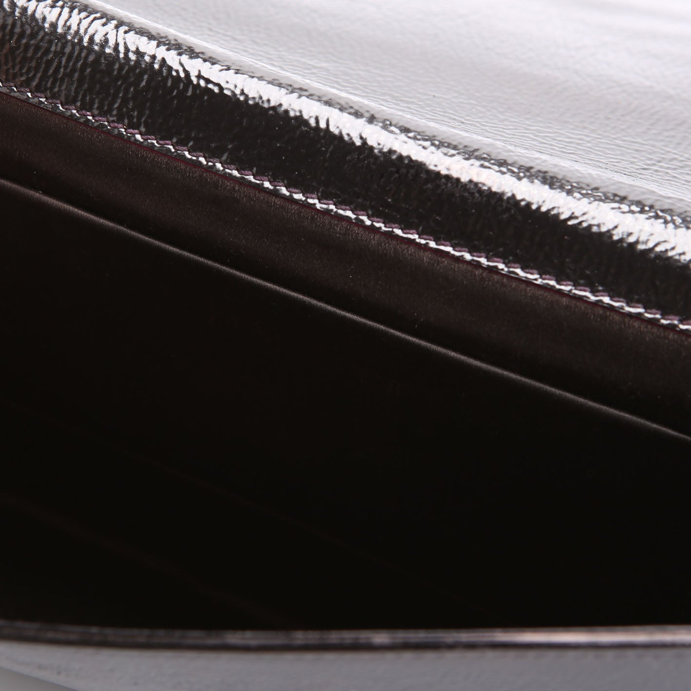 Belle De Jour Clutch Texture Patent 203855 Black