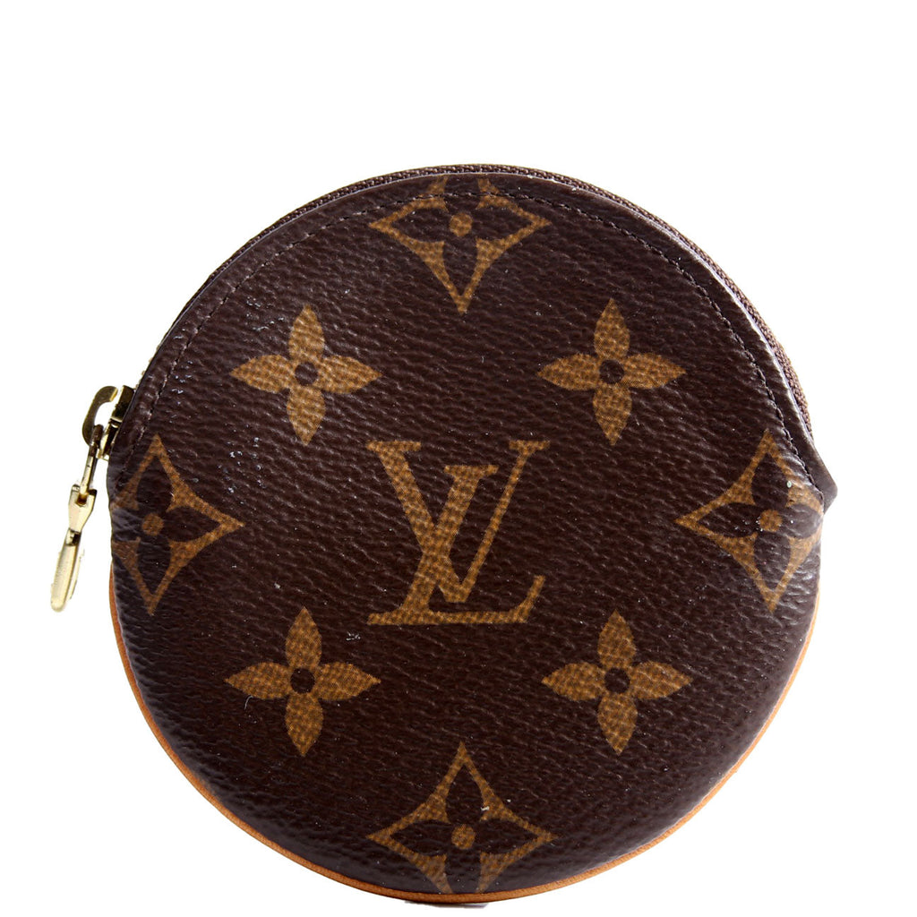 Round Coin Purse Monogram