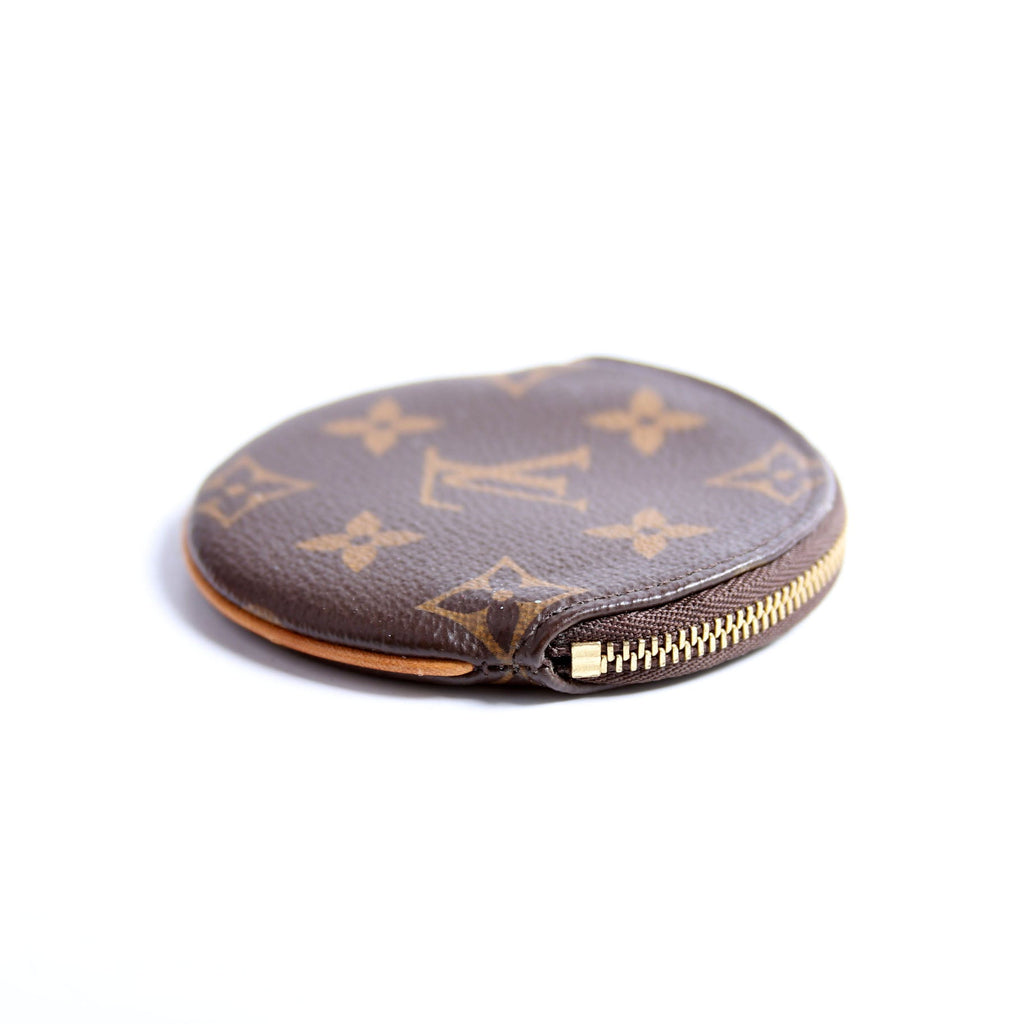 Round Coin Purse Monogram
