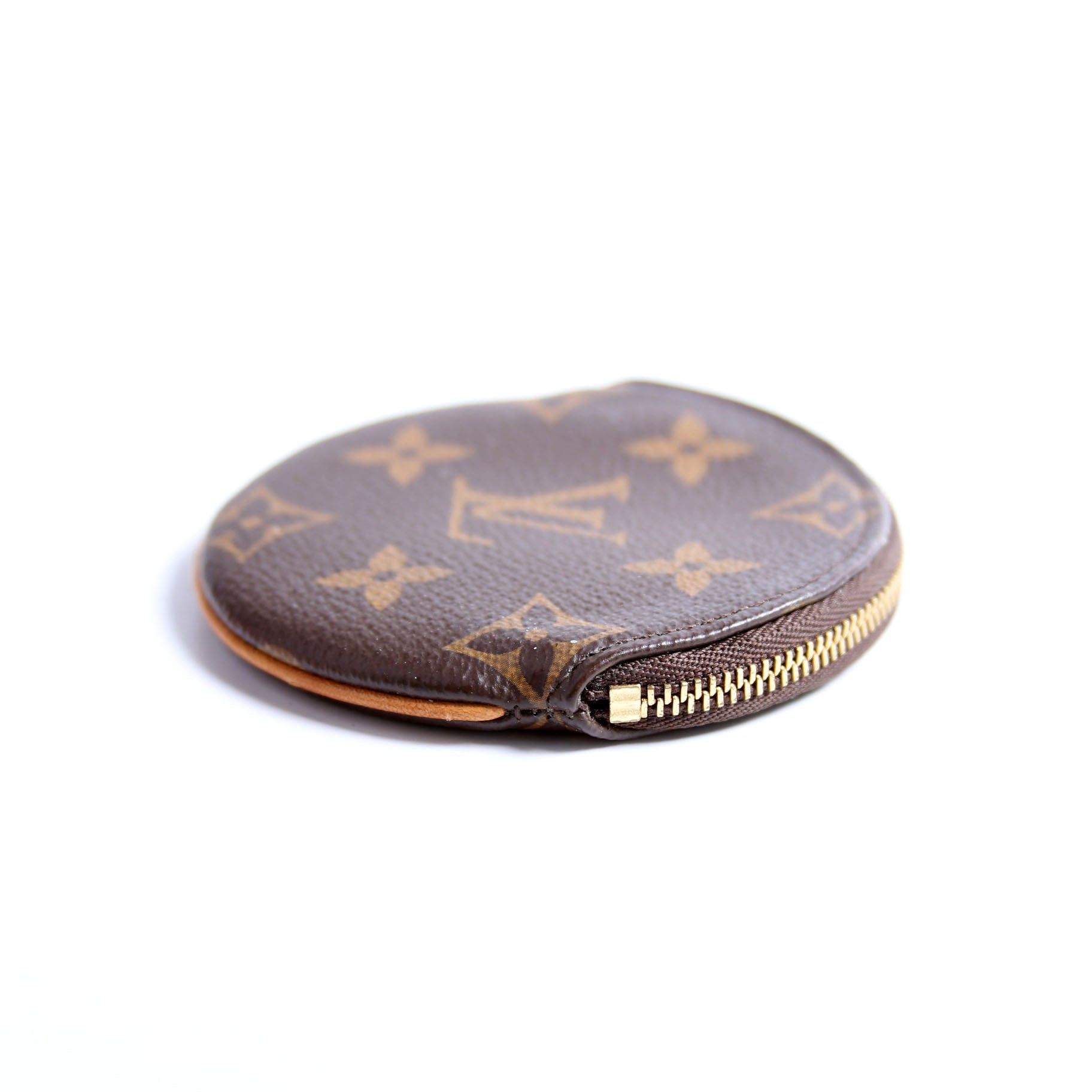 Round Coin Purse Monogram