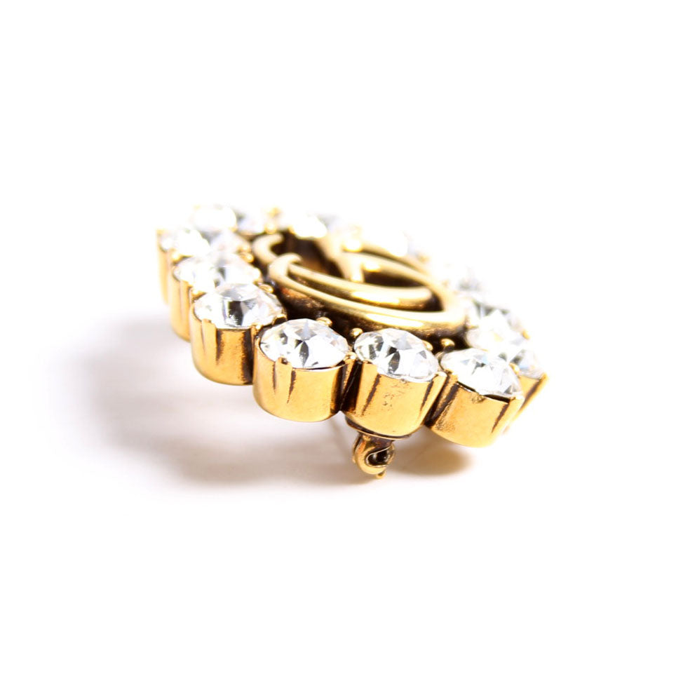 GG Marmont Crystal Brooch