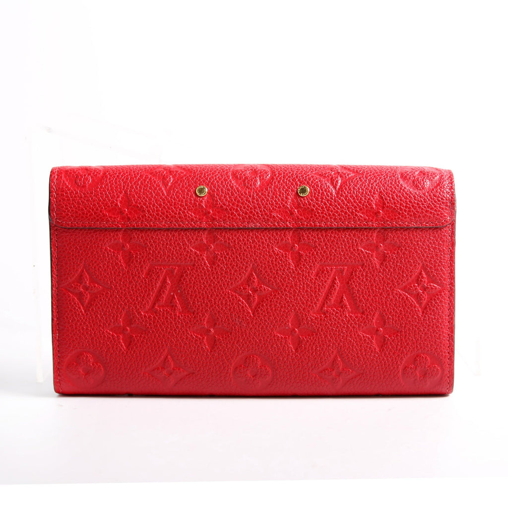 Metis Long Wallet Empreinte Red