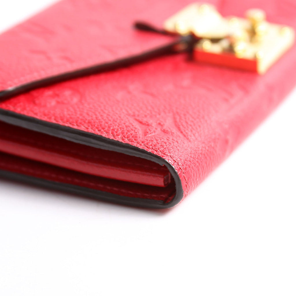 Metis Long Wallet Empreinte Red