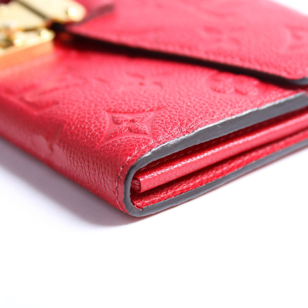Metis Long Wallet Empreinte Red