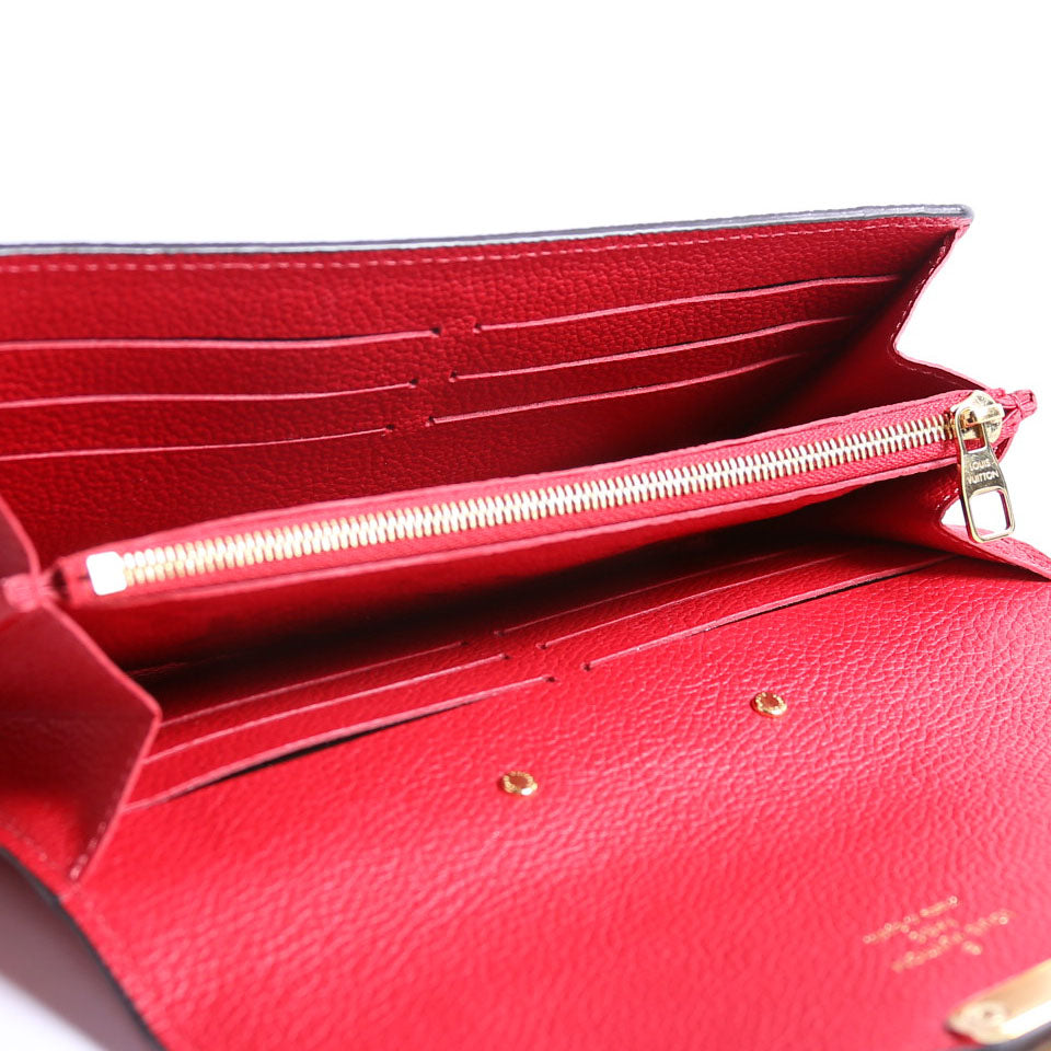 Metis Long Wallet Empreinte Red