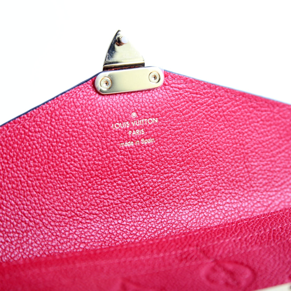 Metis Long Wallet Empreinte Red