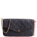 Pochette Felicie Empreinte Navy