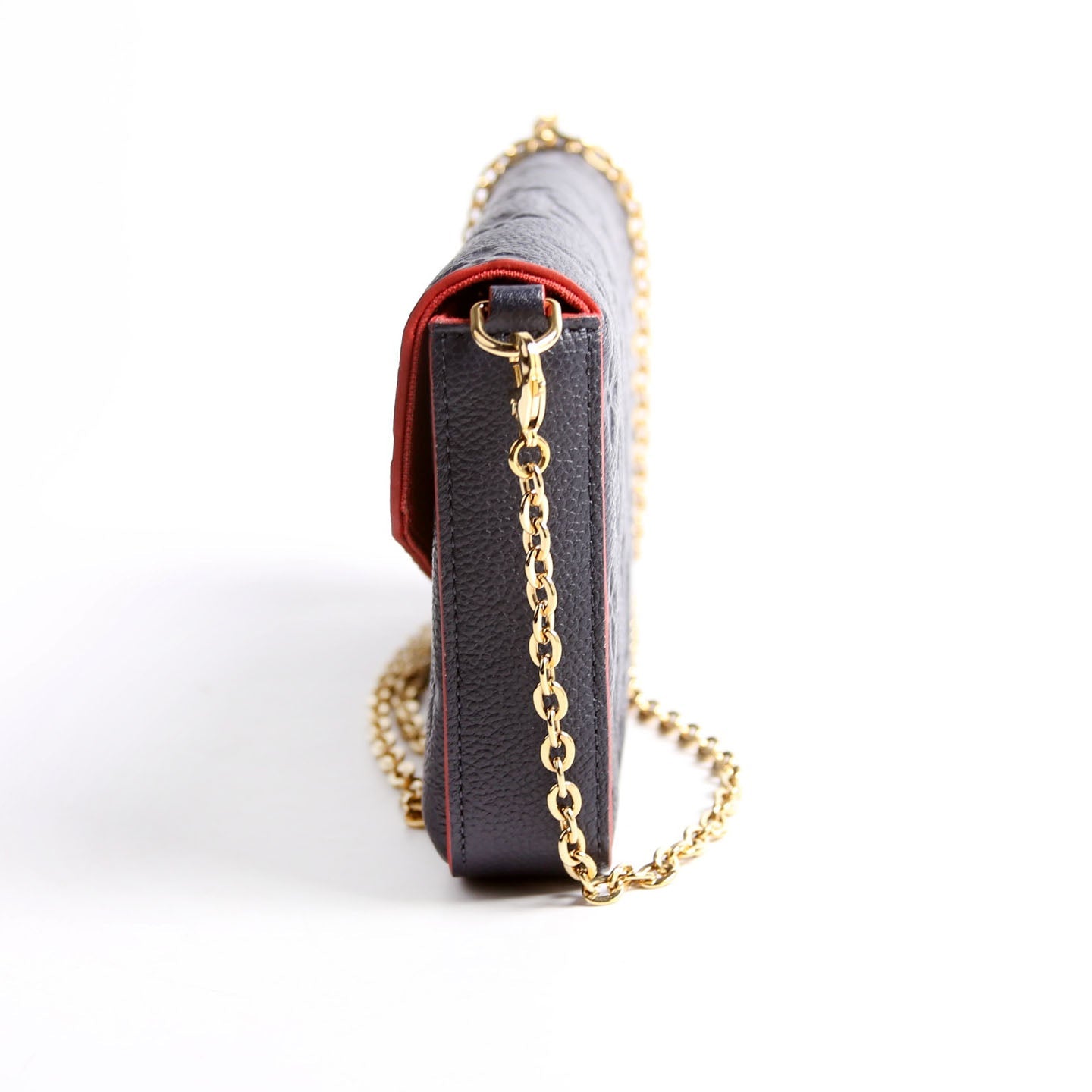 Pochette Felicie Empreinte Navy