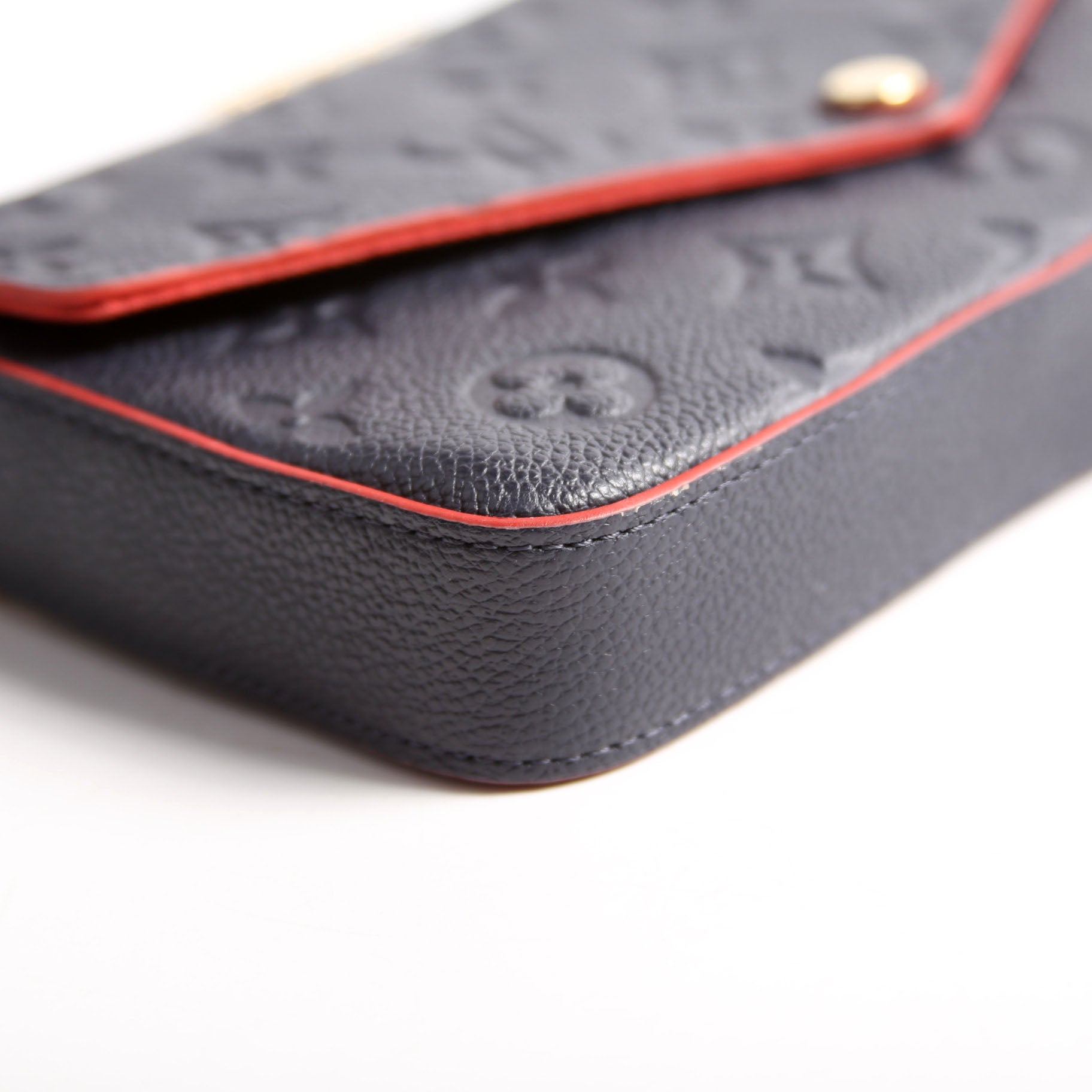 Pochette Felicie Empreinte Navy