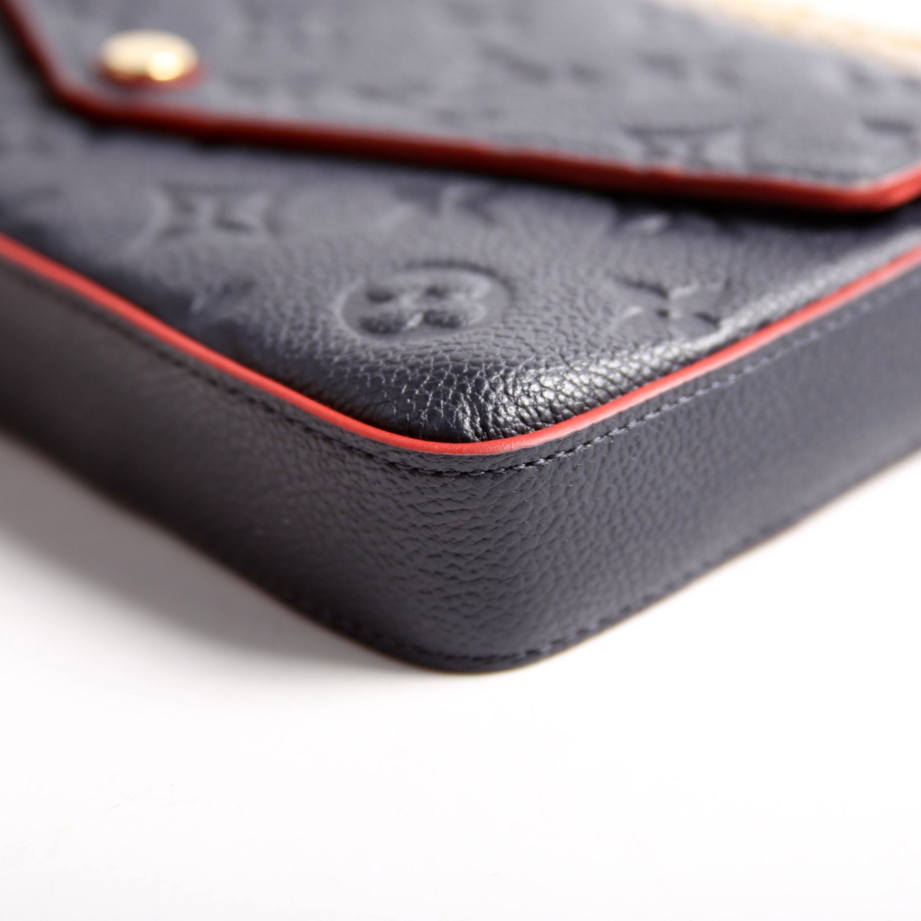Pochette Felicie Empreinte Navy
