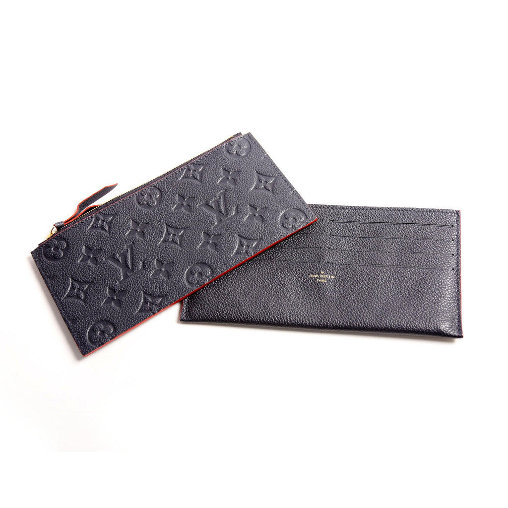 Pochette Felicie Empreinte Navy