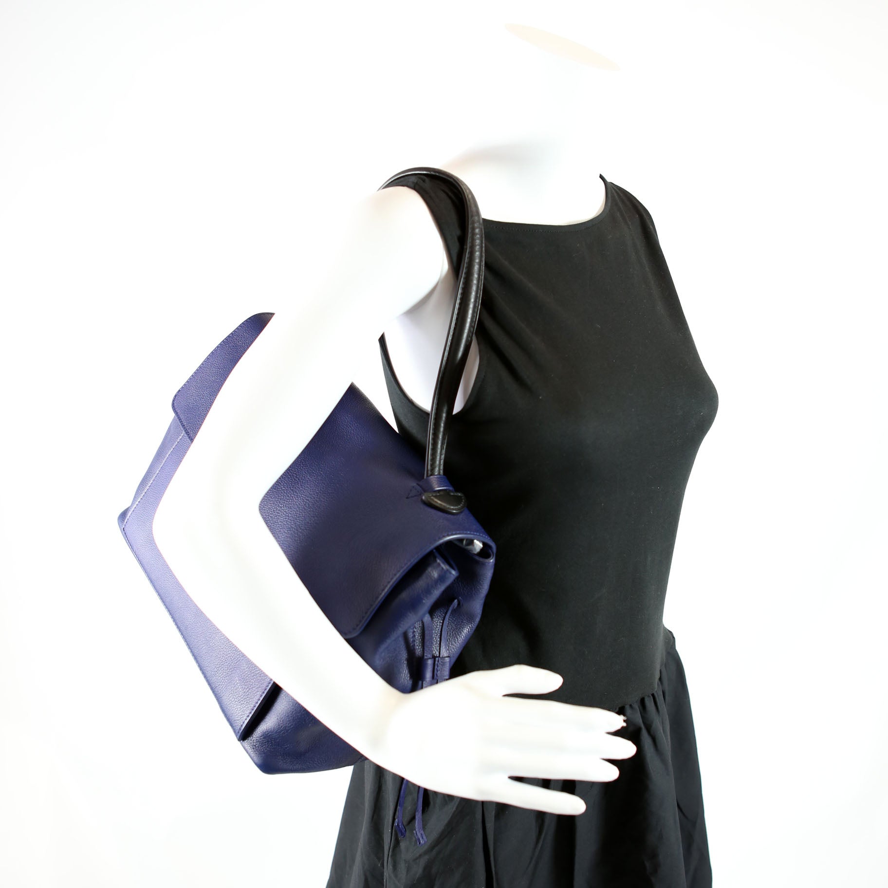 Lockme PM Calfskin Navy