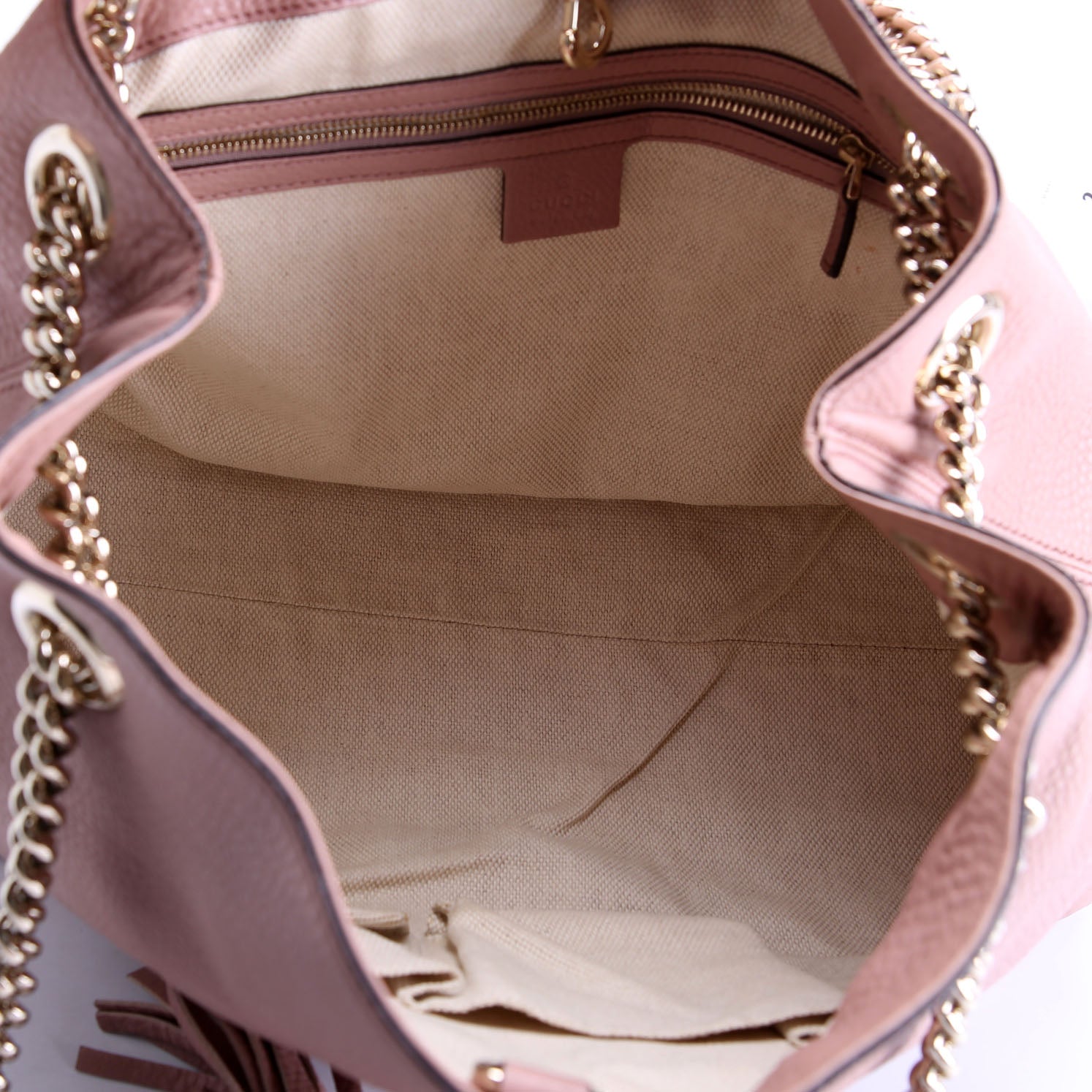 308982 Soho Leather Shoulder Medium Mauve