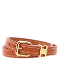Triomphe Les Cuirs Double Wrap Bracelet Brown