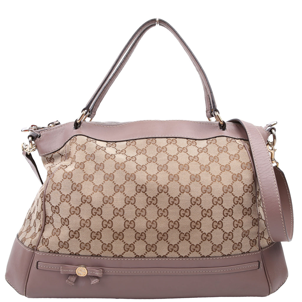 Gucci 237349 GG Canvas Mayfair Large Lavender