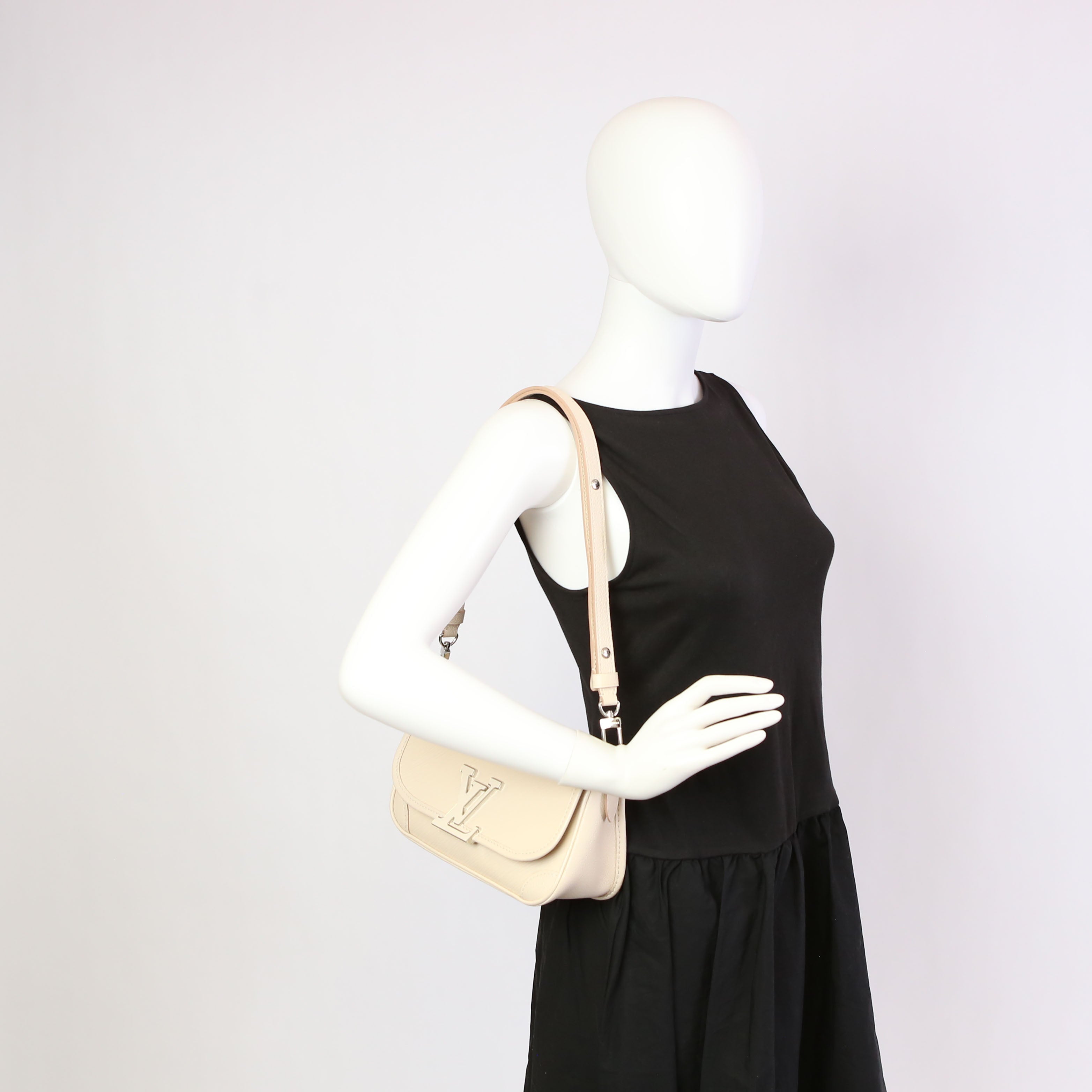 Buci Crossbody Epi Cream