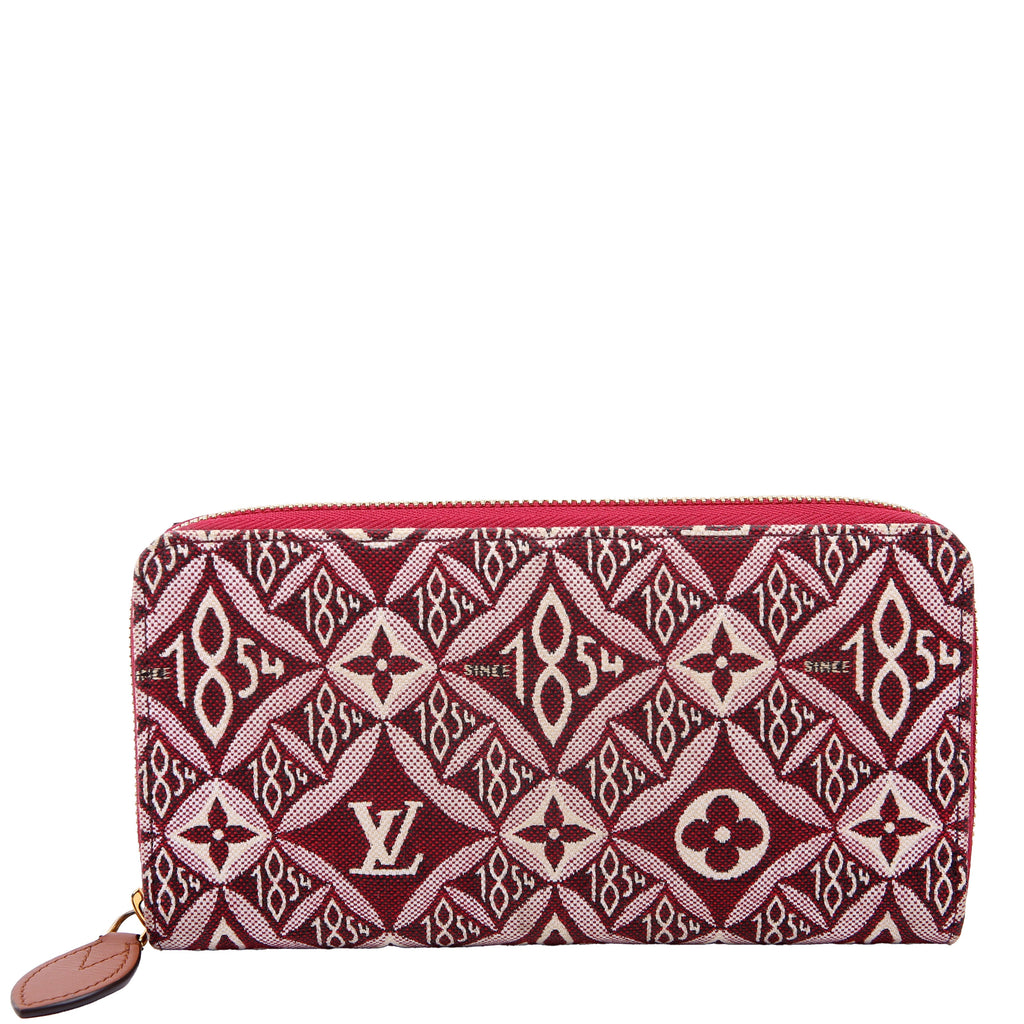 Zippy Wallet Since 1854 Jacquard Maroon