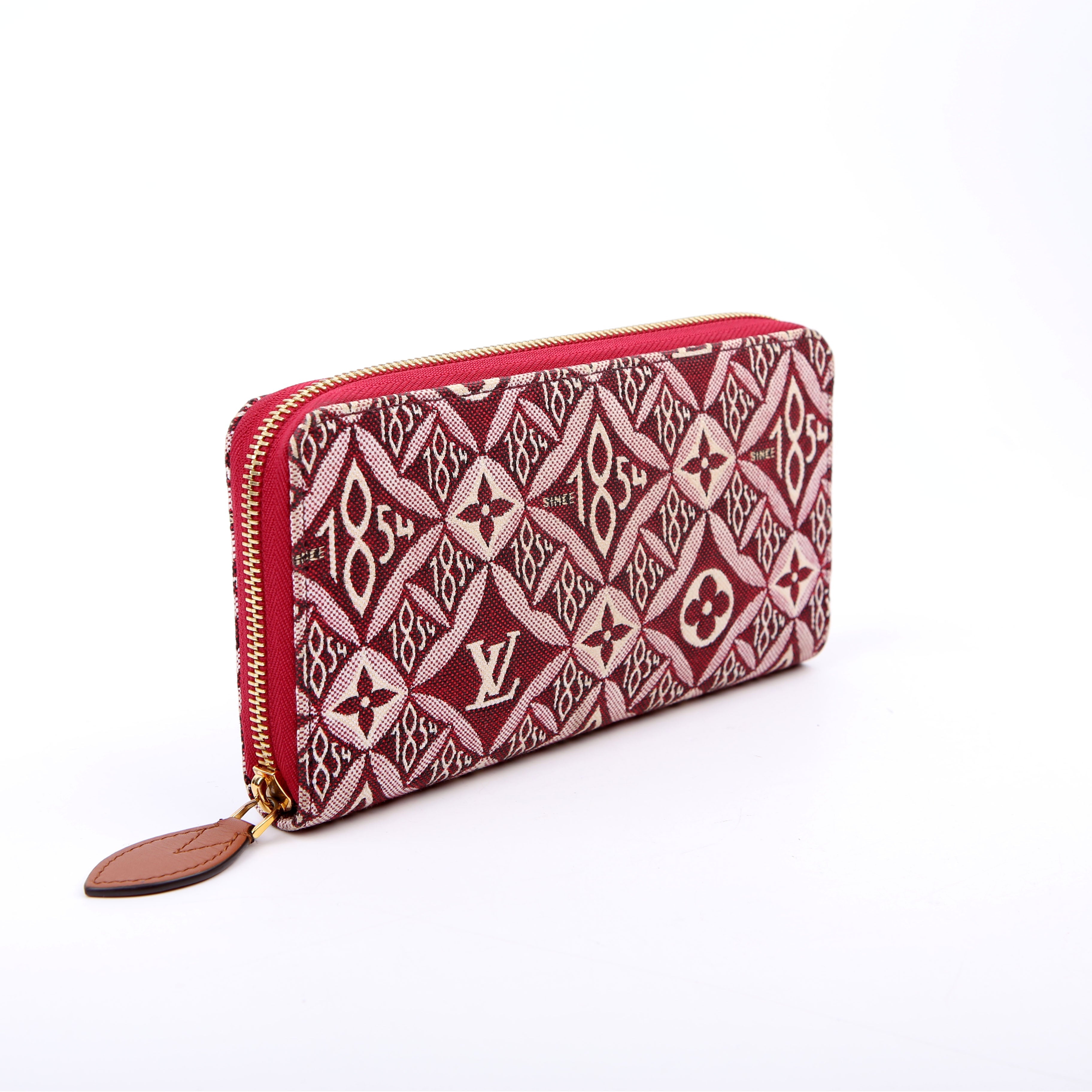 Zippy Wallet Since 1854 Jacquard Maroon