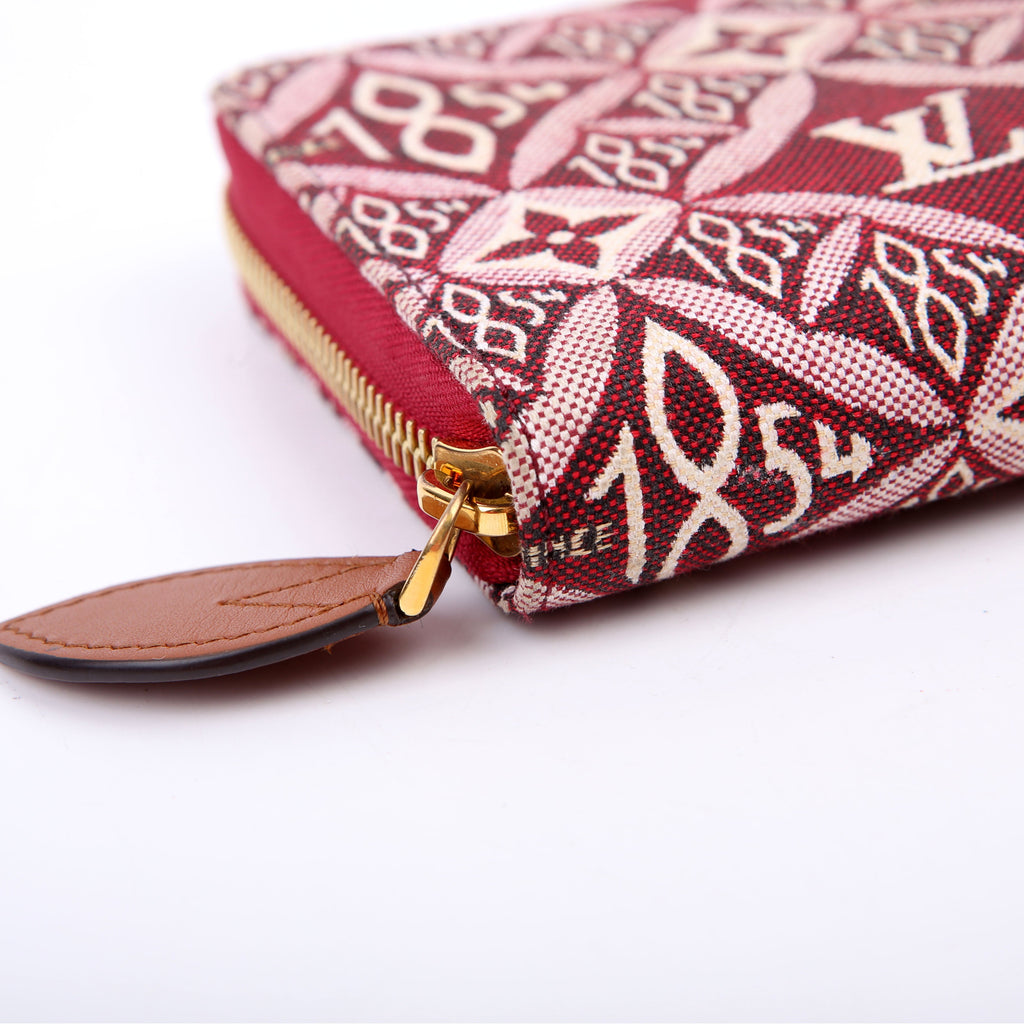 Zippy Wallet Since 1854 Jacquard Maroon