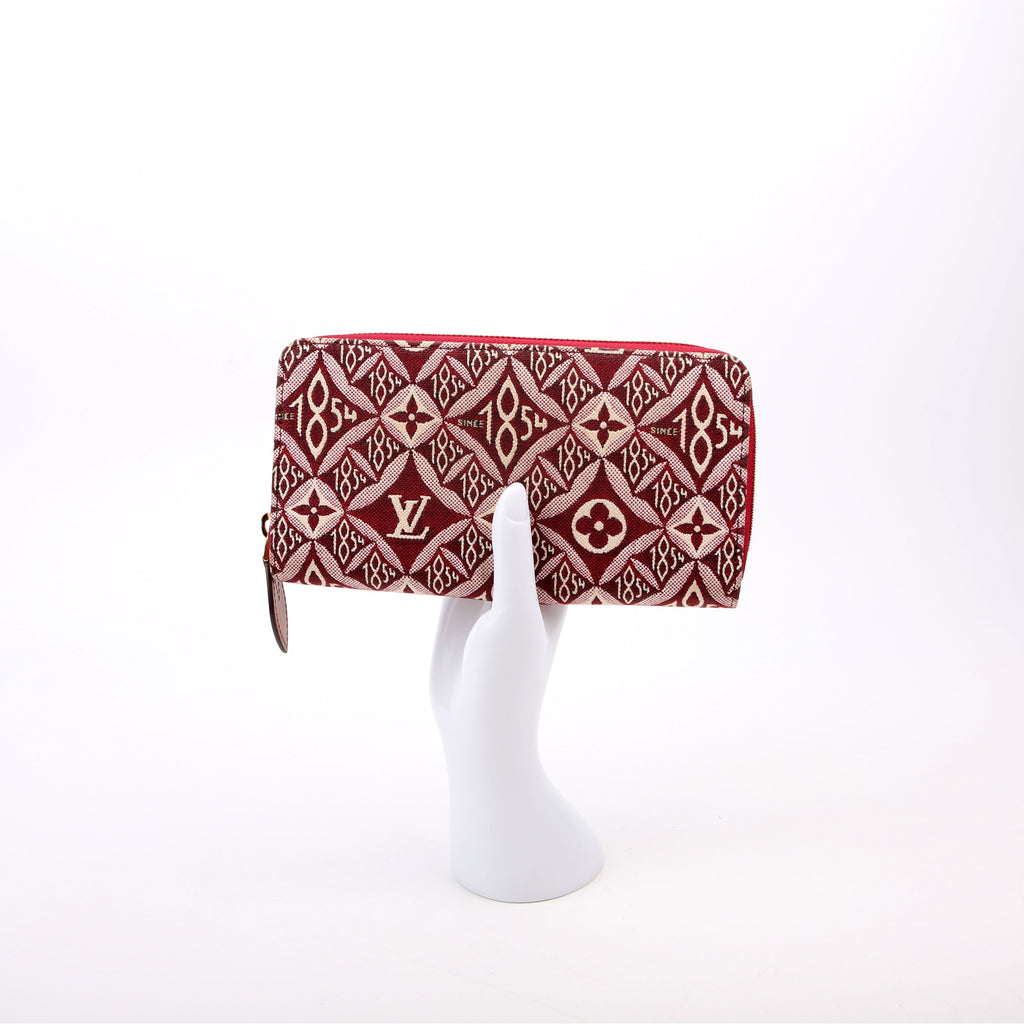 Zippy Wallet Since 1854 Jacquard Maroon