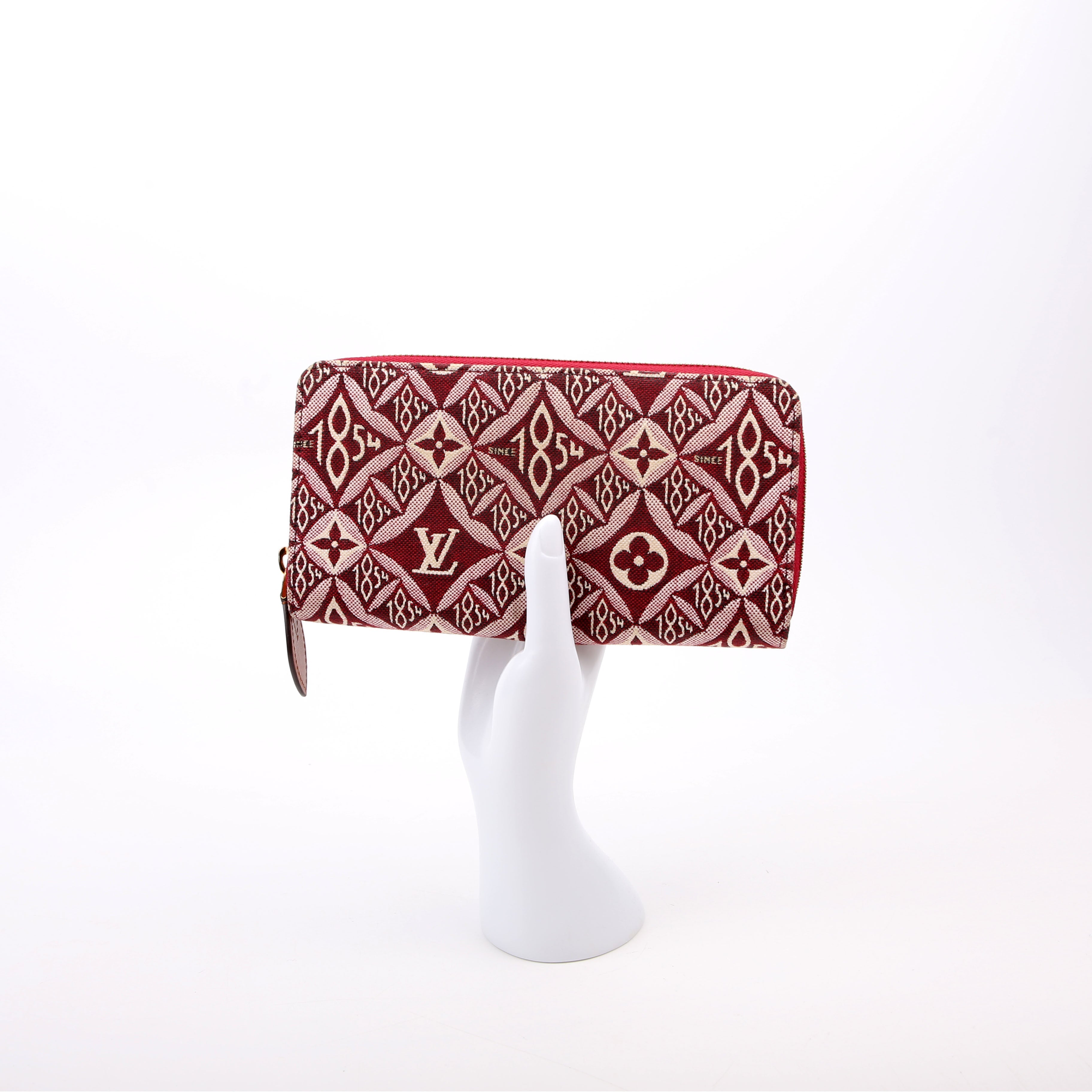 Zippy Wallet Since 1854 Jacquard Maroon