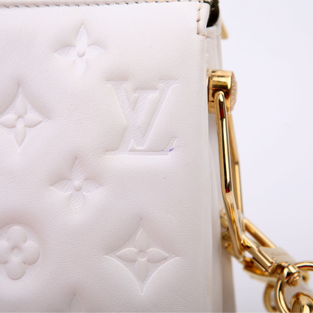 Coussin BB Lambskin New Version White