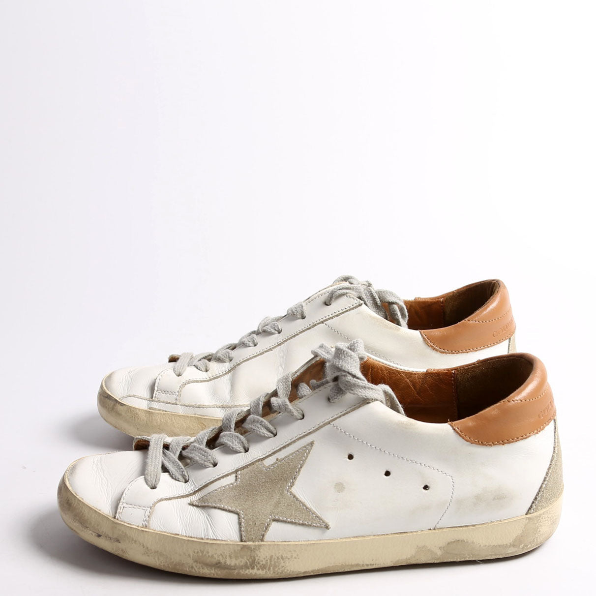 Superstar Sneakers Size 39 White/Brown
