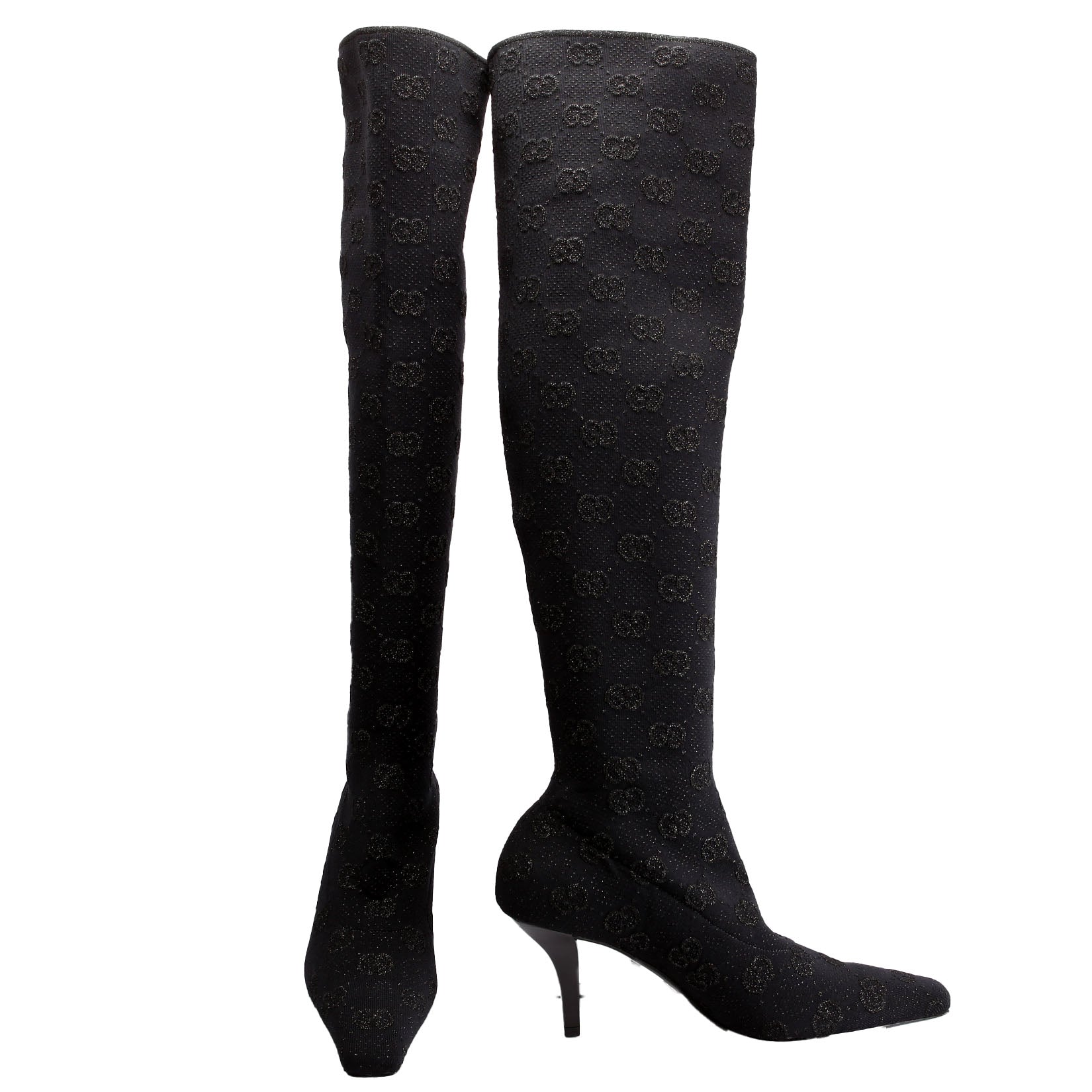 GG Demi Shimmer Over The Knee Boots Size 38