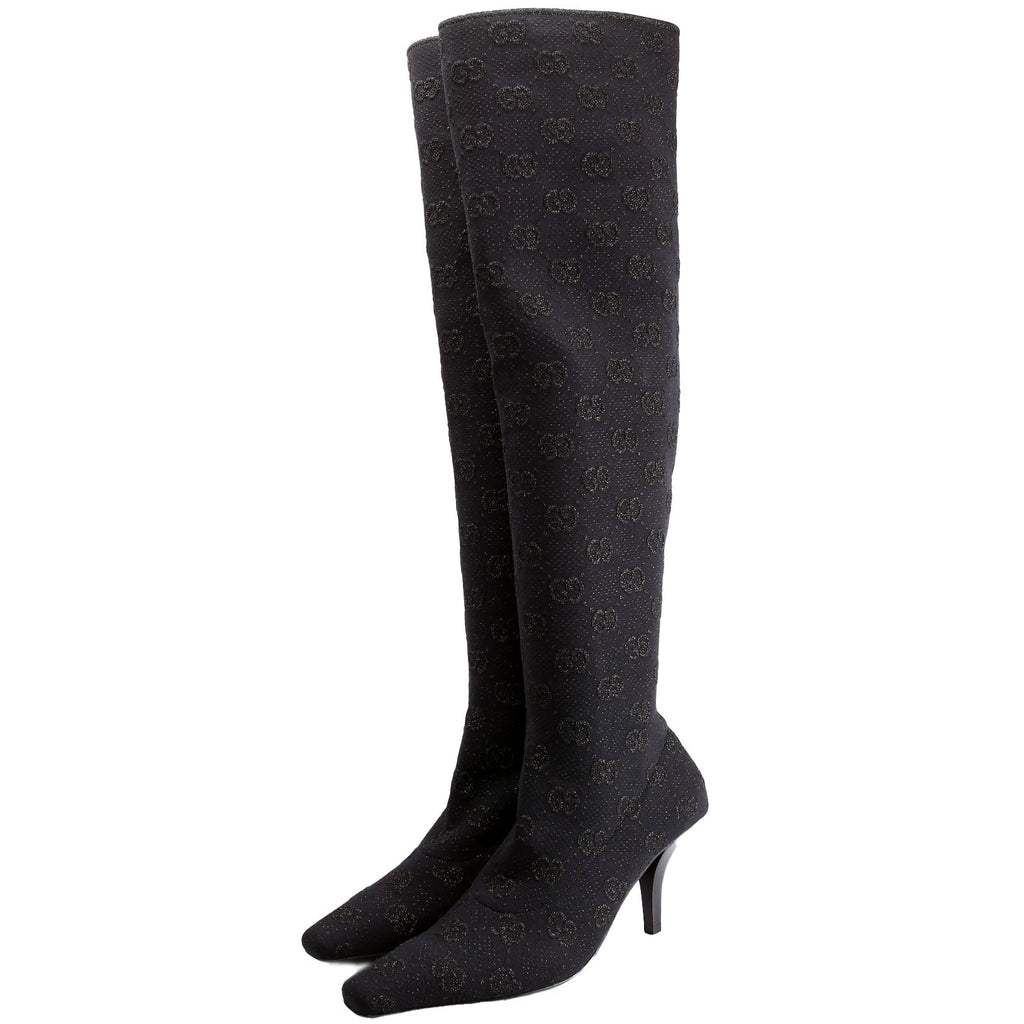 GG Demi Shimmer Over The Knee Boots Size 38