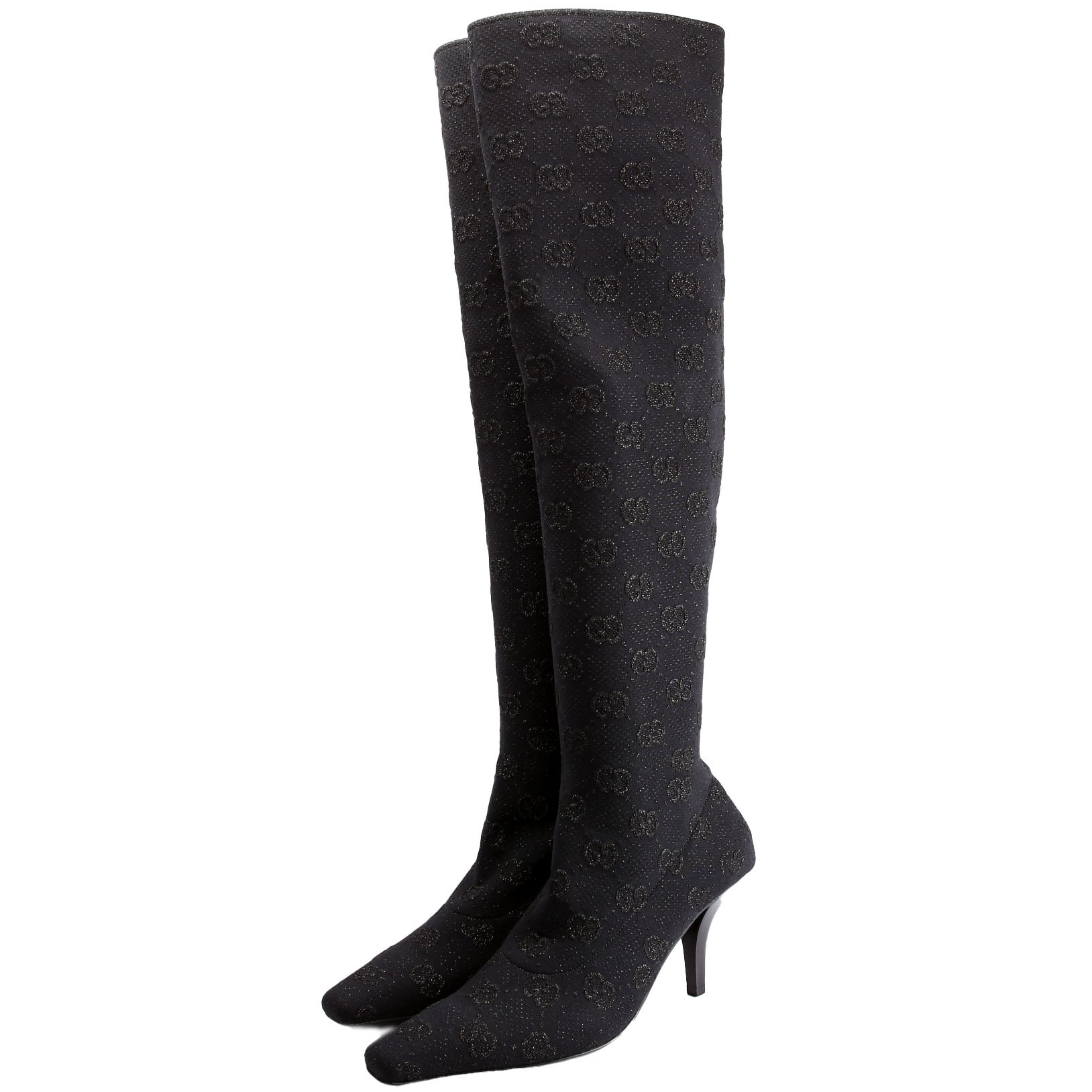 GG Demi Shimmer Over The Knee Boots Size 38