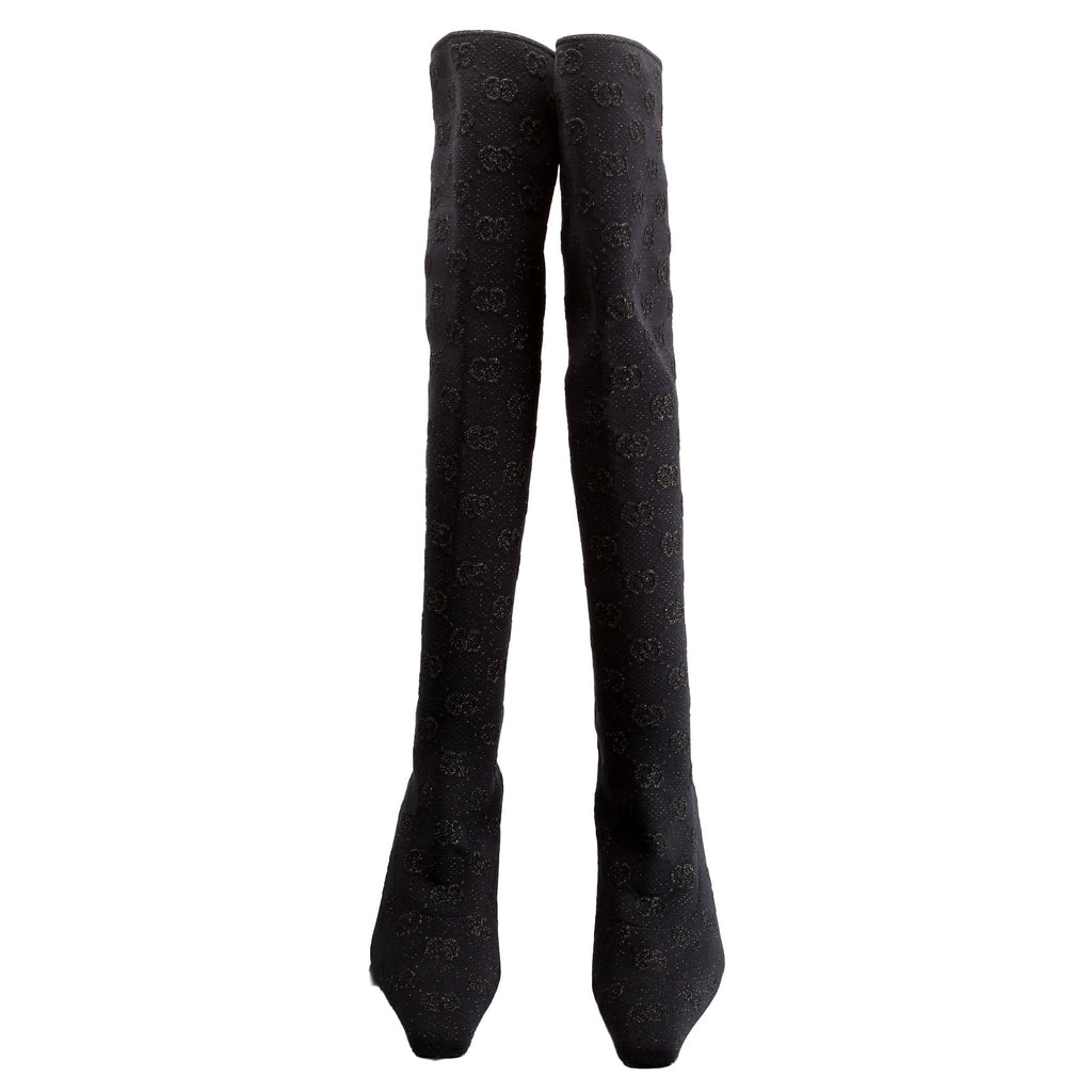 GG Demi Shimmer Over The Knee Boots Size 38