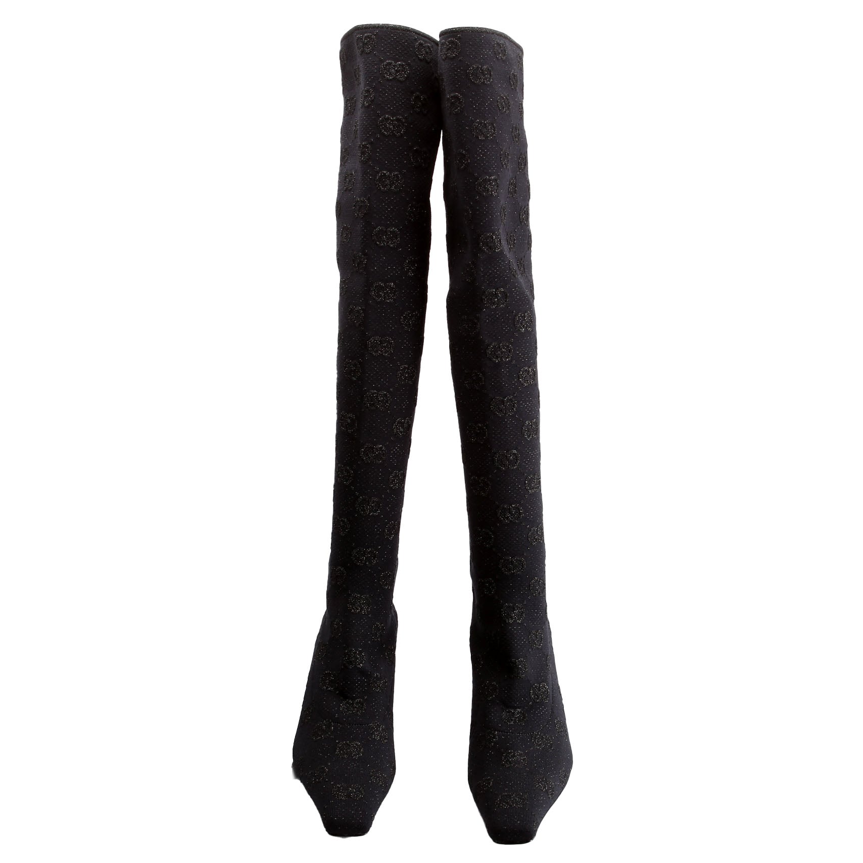 GG Demi Shimmer Over The Knee Boots Size 38