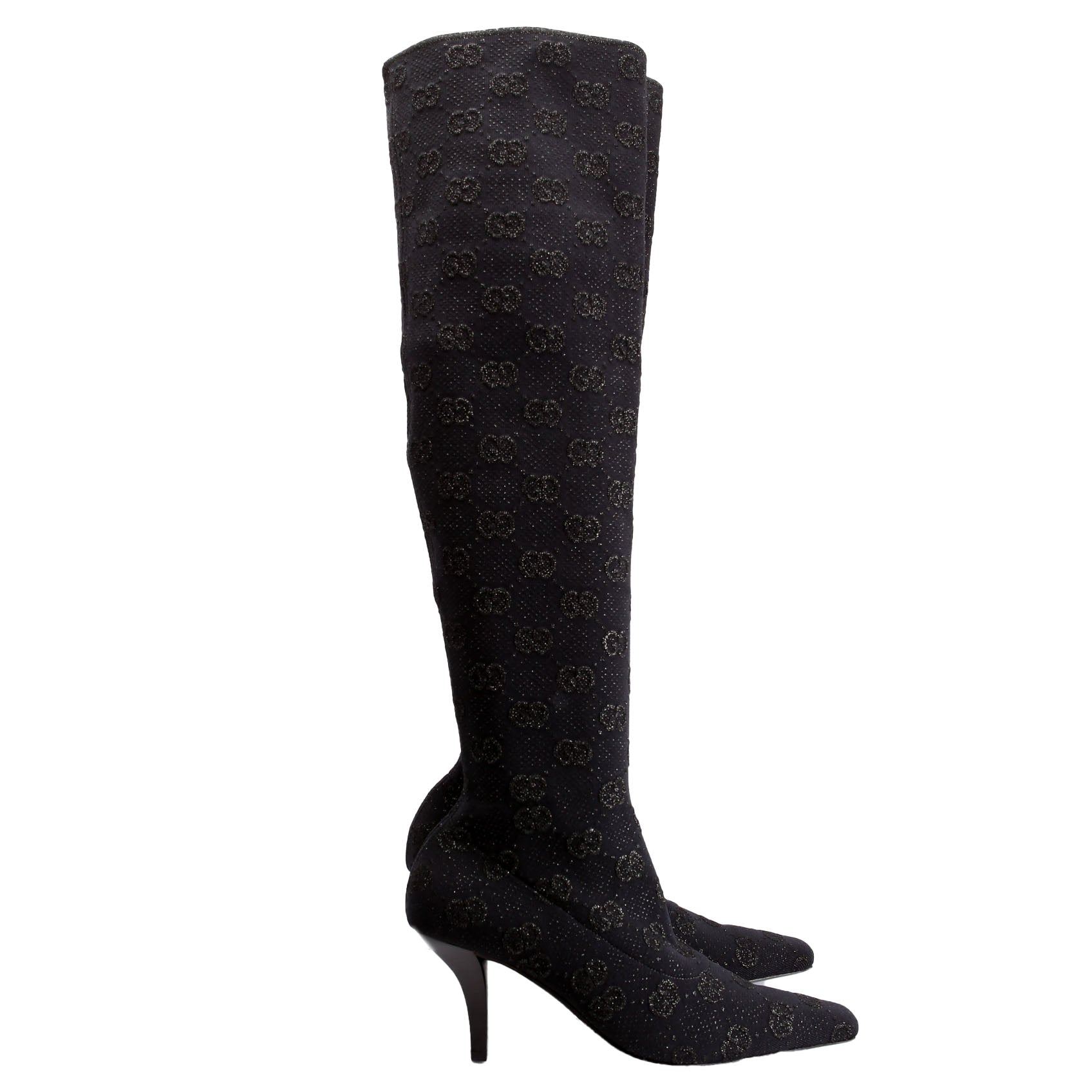 GG Demi Shimmer Over The Knee Boots Size 38