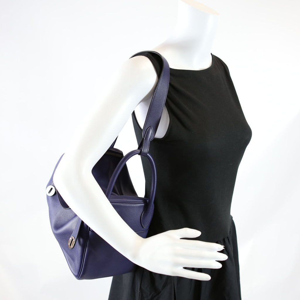 Hermes Lindy 30 Evercolor 2018 Navy