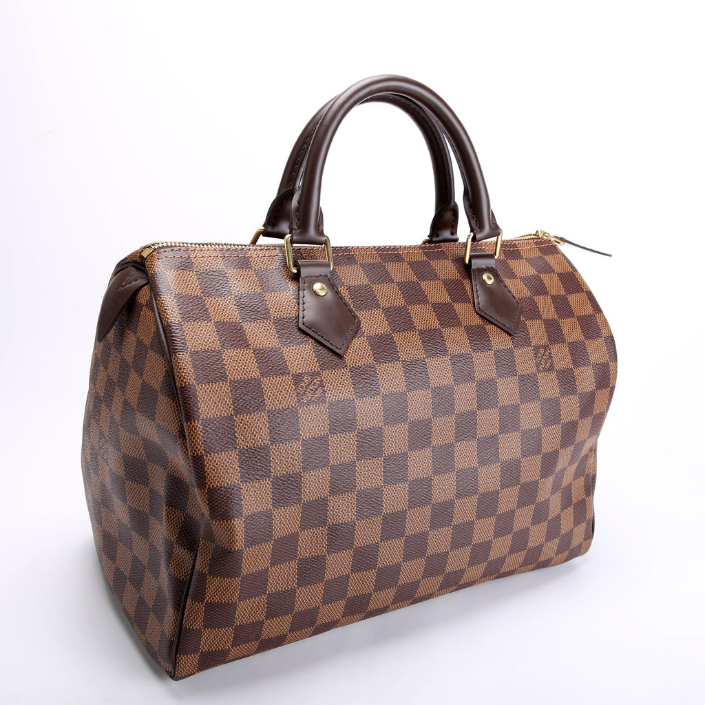 Speedy 30 Damier Ebene Brown/Red