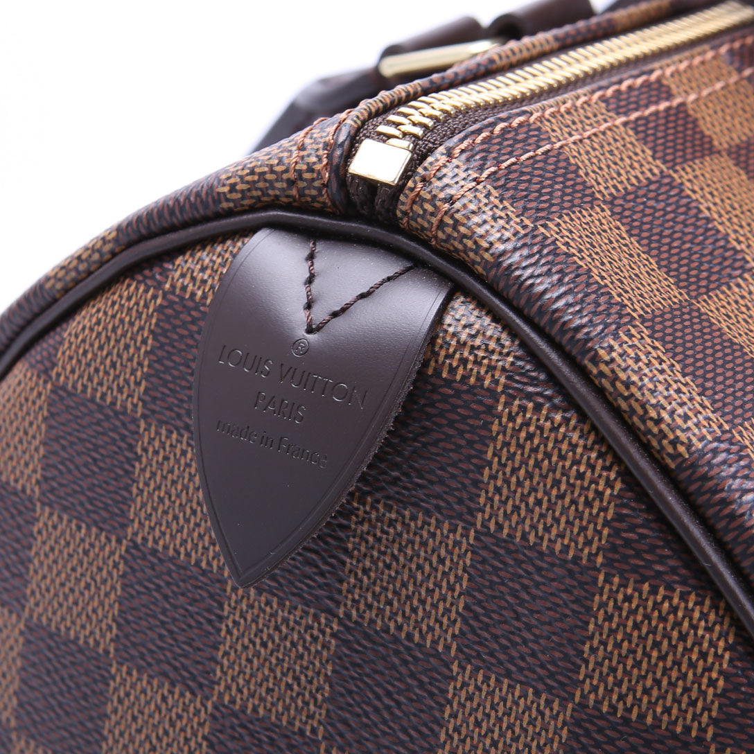 Speedy 30 Damier Ebene Brown/Red