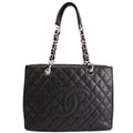 Grand Shopping Tote Caviar Black