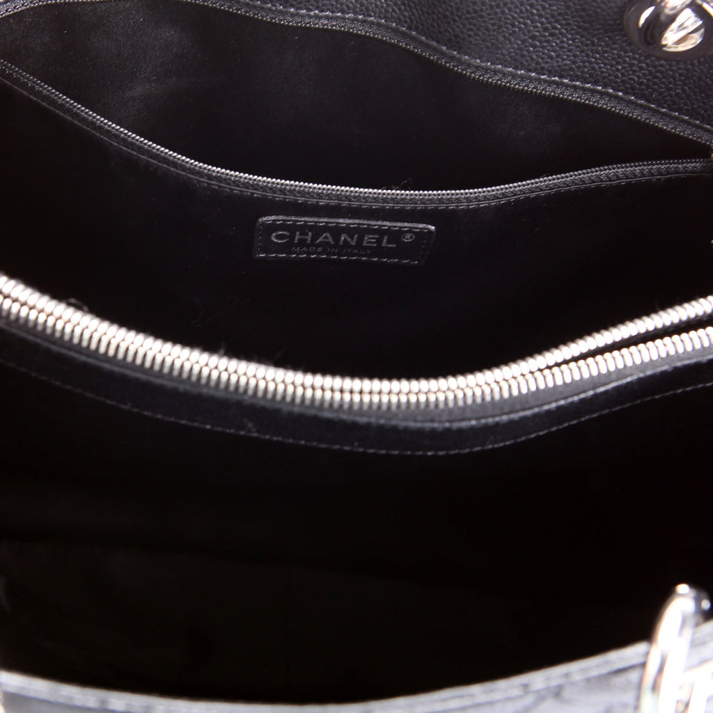 Grand Shopping Tote Caviar Black