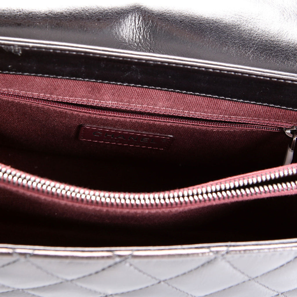 Mad About Quilting Flap Medium Calfskin 23M Black
